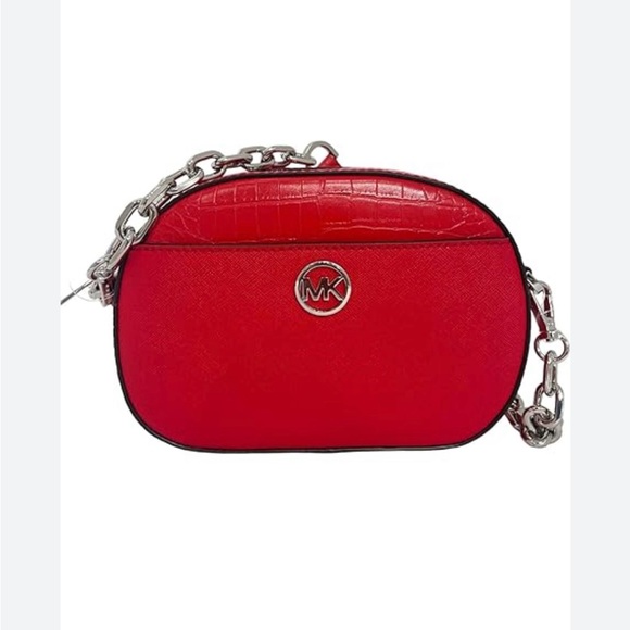 Michael Kors Handbags - Michael Kors Carmen XS
Leather Pouchette Shoulder Bag